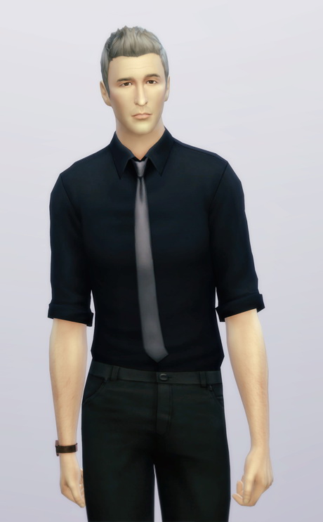 Rusty Nail: Rolled-up shirt sleevees M • Sims 4 Downloads