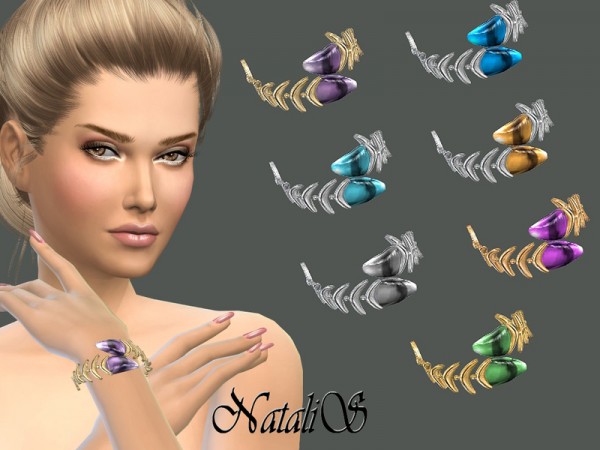  The Sims Resource: Fish bone bracelet by Natalis