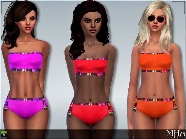  The Sims Resource: Tropical Bikini by Margeh 75