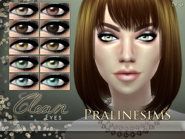  The Sims Resource: Clean Eyes by Pralinesims