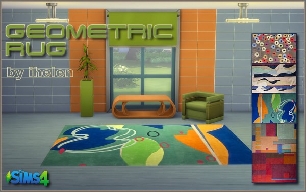  Ihelen Sims: Geometric rug