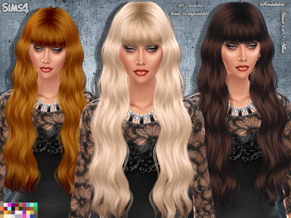  The Sims Resource: Sintiklia   Hair s20 Alia