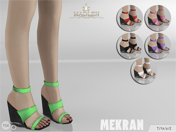  The Sims Resource: Madlen Mekran Sandals by MJ95
