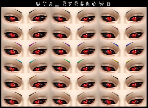  Decay Clown Sims: Uta  Eyebrows