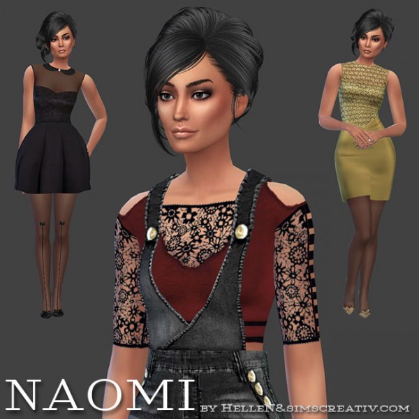  Sims Creativ: Naomi by HelleN