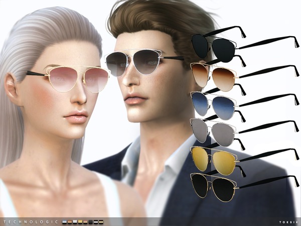  The Sims Resource: Technologic Sunglasses by toksik