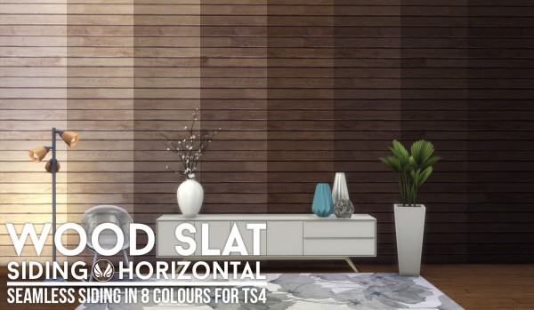  Simsational designs: Wood Slat Flooring and Walls