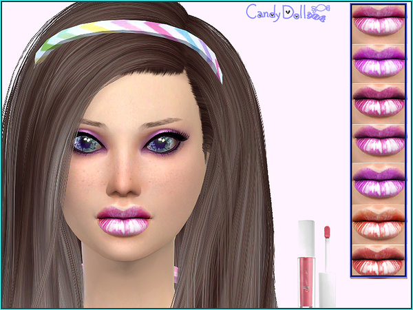  The Sims Resource: Candy Doll Summer Gloss by Divadelic06