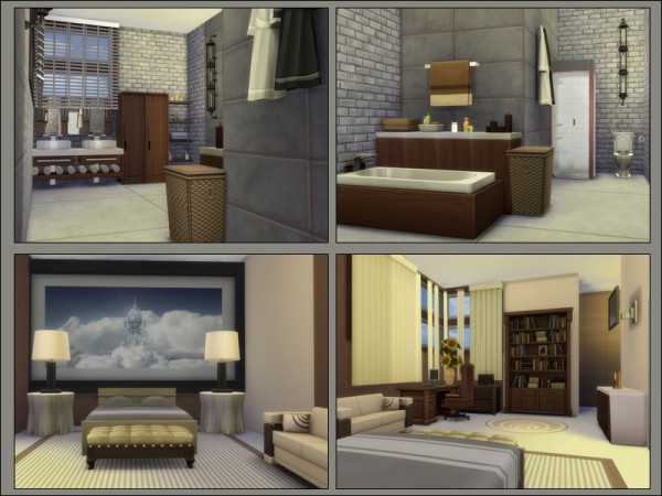  The Sims Resource: Townhouse   Two Apartments by Danuta720