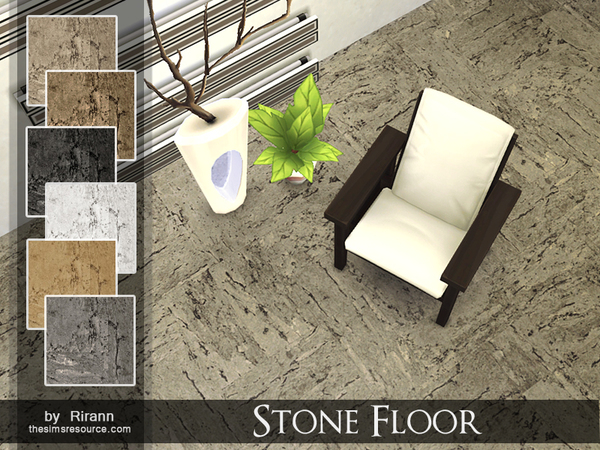  The Sims Resource: Stone Floor by Rirann