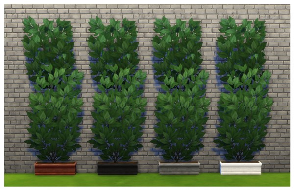  Mod The Sims: Unlocked and Recoloured Climbing Ivy Planters by Menaceman44