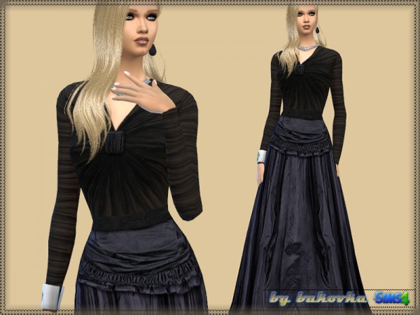  The Sims Resource: Dress Valencia by Bukovka