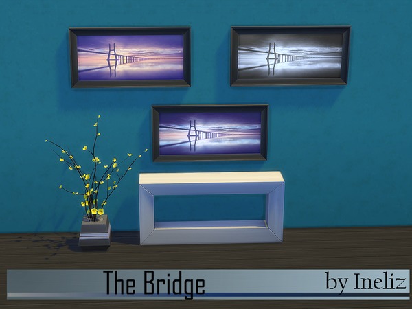  The Sims Resource: The Bridge paintings by Ineliz