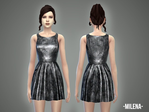  The Sims Resource: Milena   dress by April