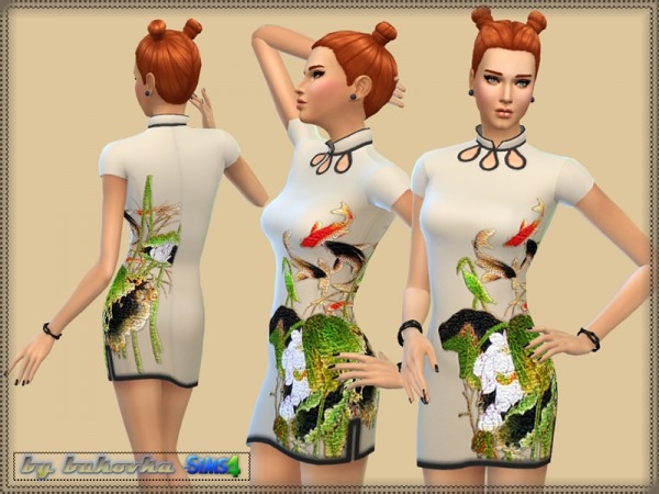  The Sims Resource: Dress Asia by Bukovka