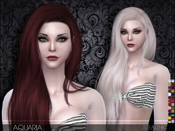  The Sims Resource: Stealthic   Aquaria hairstyle