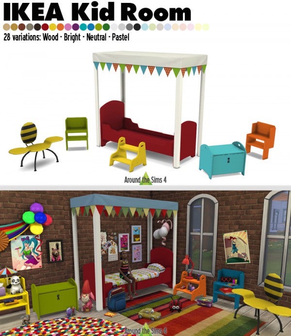  Around The Sims 4: IKEA Kid Bedroom