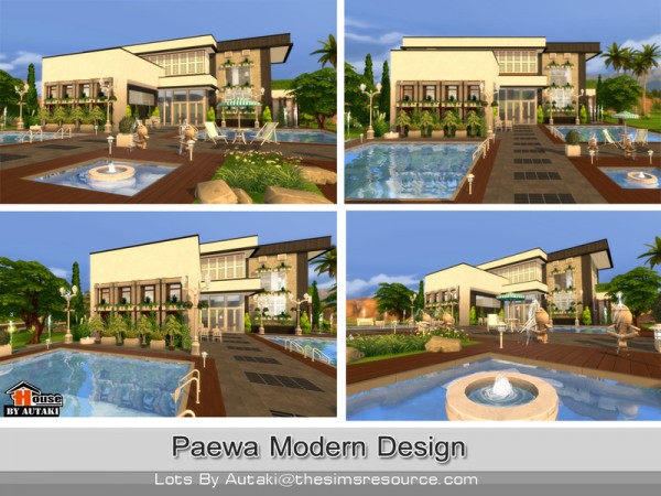  The Sims Resource: Paewa Modern Design by Autaki