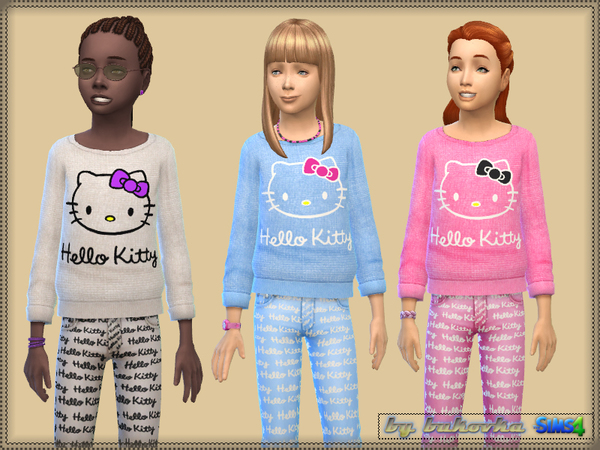  The Sims Resource: Hello Kitty set by Bukovka