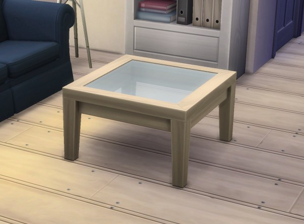  Mod The Sims: Square Coffee Table by plasticbox