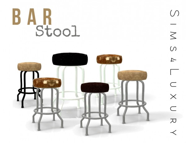  Sims4Luxury: Bar stool