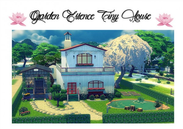 Sims 4 Designs: Garden Essence Tiny House