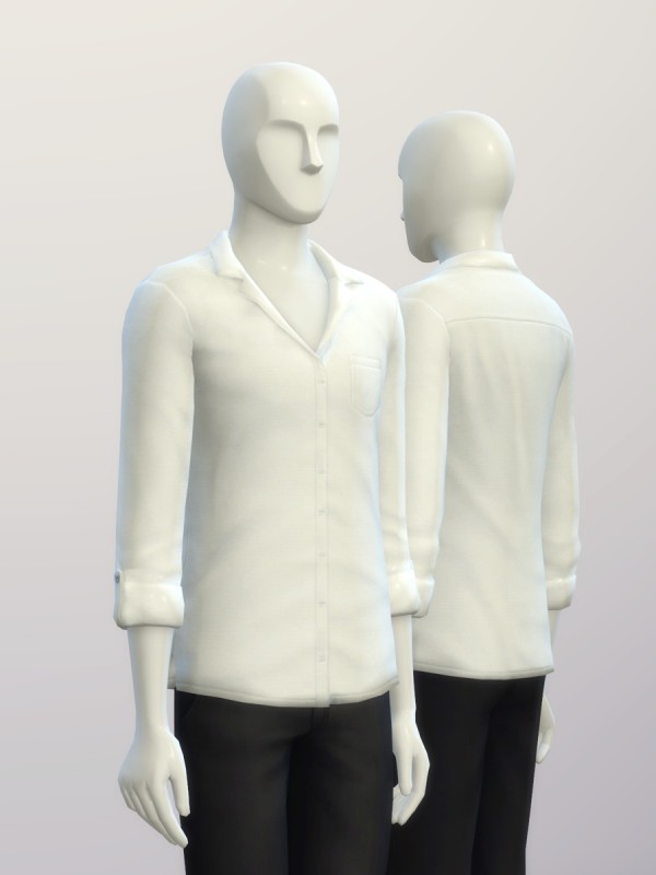 Rusty Nail: Oversised shirt for him • Sims 4 Downloads