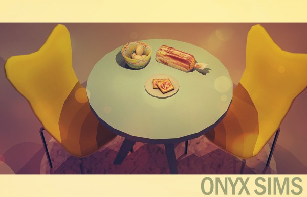  Onyx Sims: TriPod Dining Set