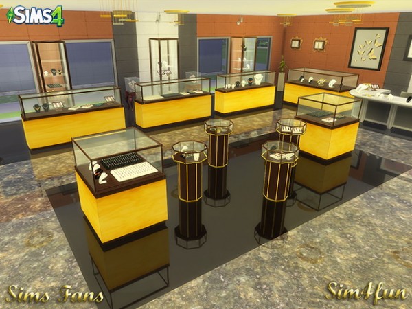  Sims Fans: Jewelry Store by Sims 4 Fun
