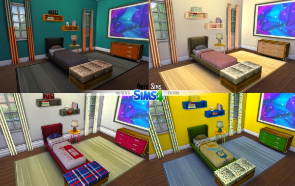  Onyx Sims: Marquee Bedroom Set