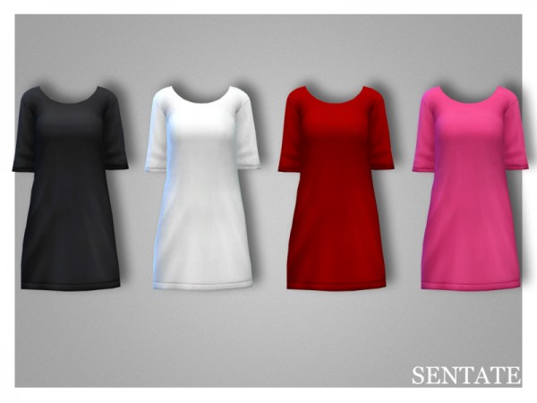  The Sims Resource: Milk Dress by Sentate