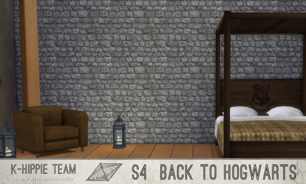  Mod The Sims: 7 Walls   Hogwarts Stone   volume 1 by Blackgryffin