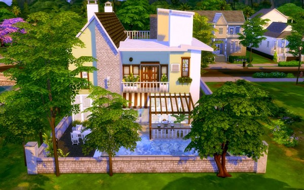  Homeless Sims: Contemporary modern house