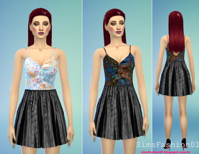 Sims Fashion 01: Top and Skirt • Sims 4 Downloads