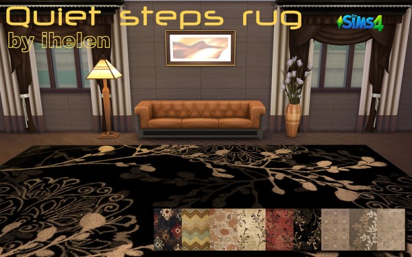  Ihelen Sims: Quiet steps rugs