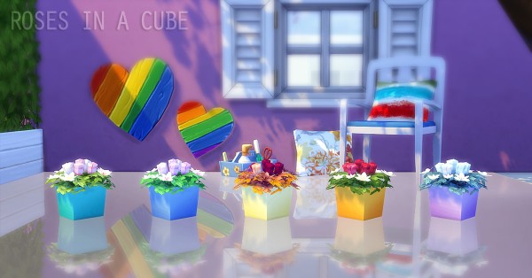 JS Boutique: Flowers in a Cube