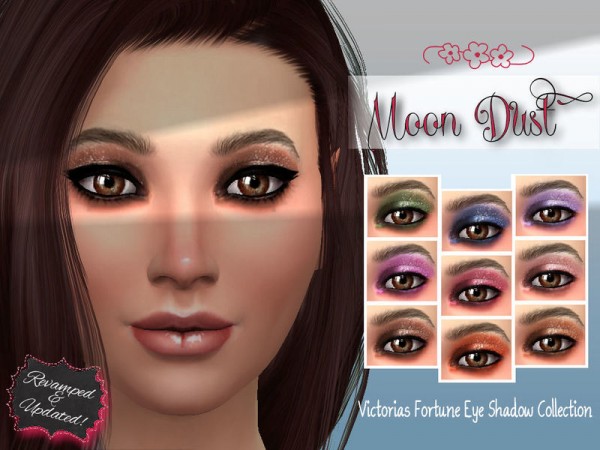  The Sims Resource: Moon Dust Eyeshadow Collection by Fortunecookie1