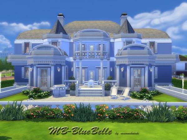  The Sims Resource: MB Blue Belle by matomibotaki