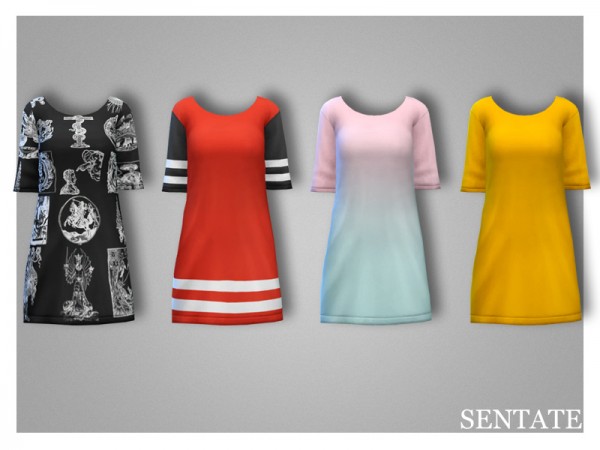  The Sims Resource: Milk Dress by Sentate