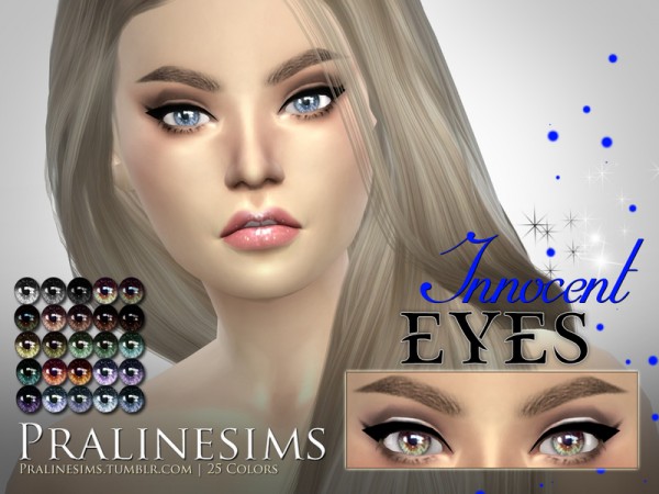  The Sims Resource: Crystal Eyes Megapack   5 Different Eyes by Pralinesims
