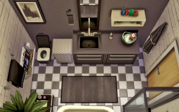  Homeless Sims: Masculine touch house