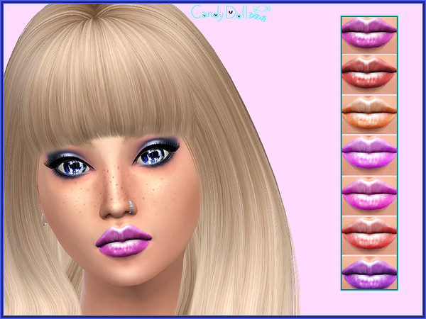  The Sims Resource: Candy Doll Star Gloss by DivaDelic06