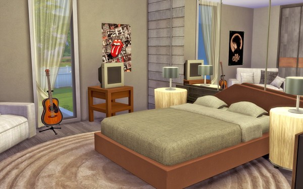  Homeless Sims: Masculine touch house