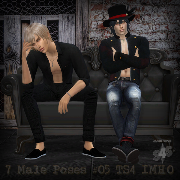  IMHO Sims 4: 7 Male Poses 05