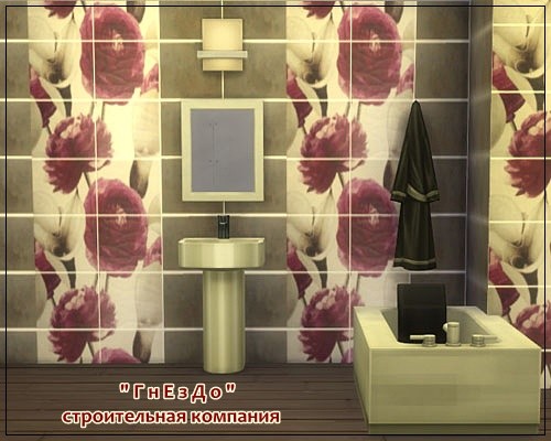  Sims 3 by Mulena: Bathroom tile Comfort
