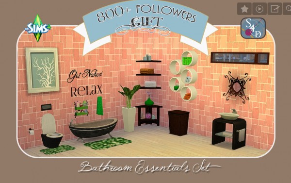  Sims 4 Designs: Bathroom Essentials Set