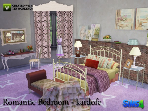  The Sims Resource: Romantic bedroom byKardofe