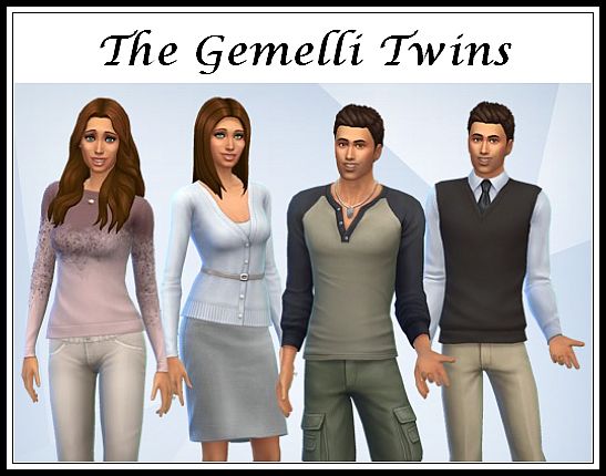 Simplicity sims: Gemelli Twins