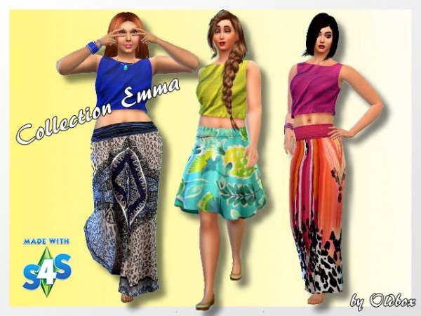  All4Sims: Rosabelle, 3 ReadyTo Wear, Collection Emma dresses by Architektur Artist