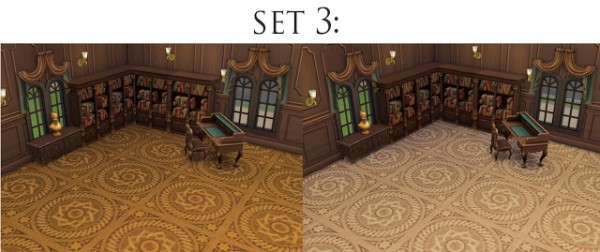  History Lovers Sims Blog: Wooden Parquet Floor Sets